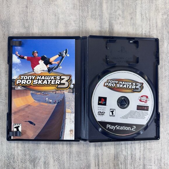 Tony Hawk's Pro Skater 3 PS2 Greatest Hits (PlayStation 2, 2001) CIB Tested - Picture 5 of 6